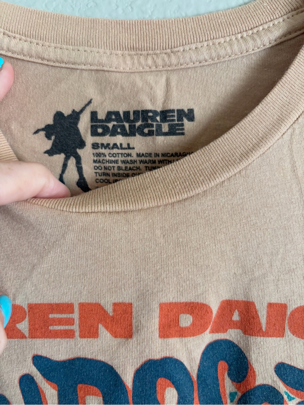 Lauren Daigle The‎ Kaleidoscope Tour 2024 T-shirt Concert memorabilia size small - Picture 3 of 4